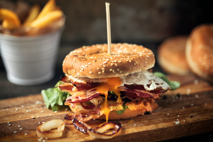 Maple-Bacon Beer Burgers