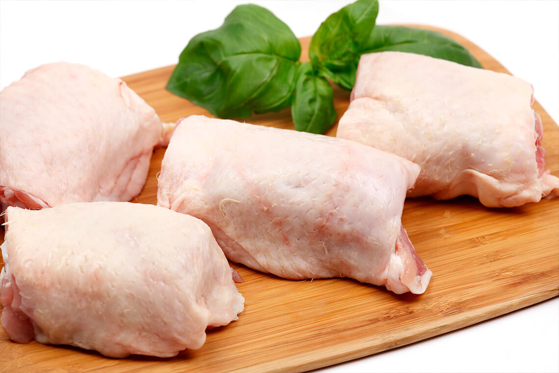 Chicken Thigh, Boneless, Skin-On