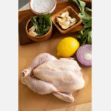 Chicken whole 4#, Cut 1/2