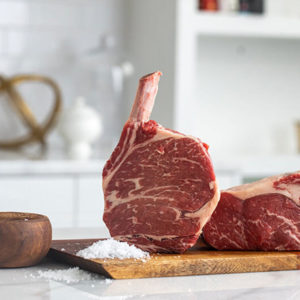BEEF RIBEYE STEAK BONE IN