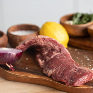 Beef GrassFed Skirt Steak, Outside