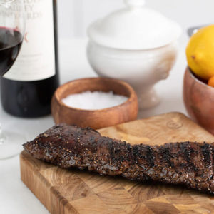 BEEF SKIRT STEAK COOKED