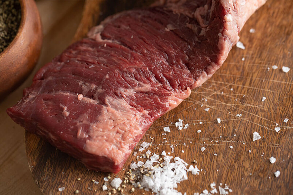 Wholesale Beef Skirt Steak, Outer, Portioned ⋆ Northwest Meat Company