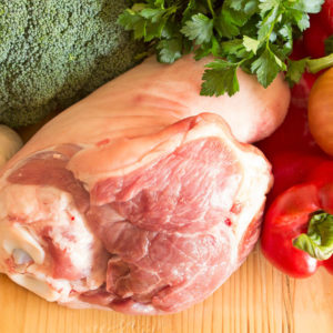 Pork Ham, Bone-In, Skin-On, Fresh