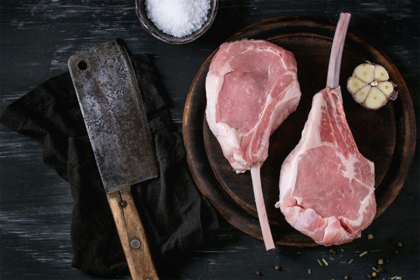 Veal Rib Chop, End Cut Chop