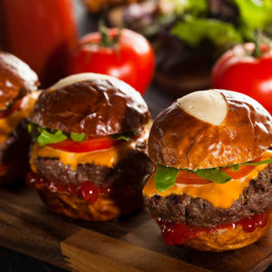 dry-aged ground beef patties