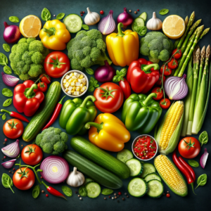 Gourmet Grilling - Vegetables and colors