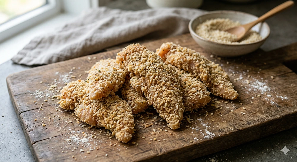 CHICKEN TENDERS BREADED