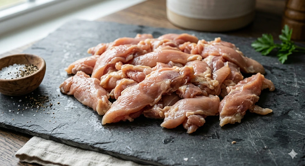 CHICKEN THIGH STRIPS