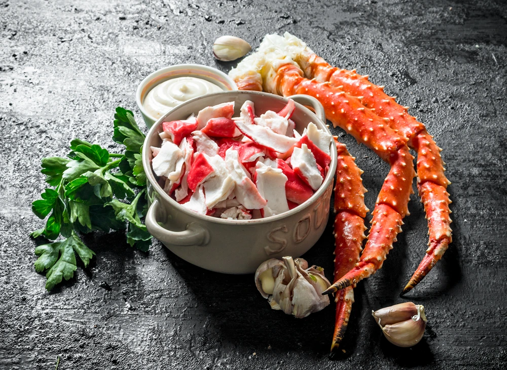 Cap Off Crab Claws