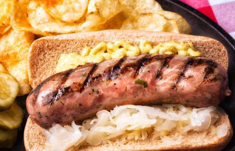 Beer Brat Slawsa Dogs