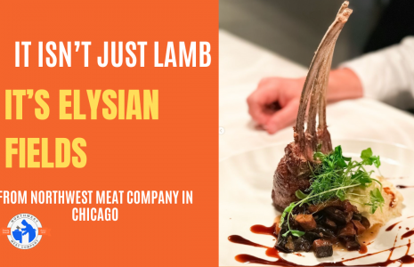 Northwest Meat Company delivering fresh Elysian Fields Pure Bred Lamb cuts to Chicago restaurants