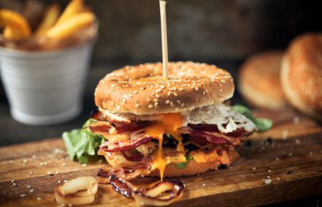 Maple-Bacon Beer Burgers